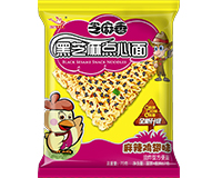 黑芝麻點(diǎn)心面-麻辣雞翅味。
