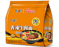 經(jīng)典思圓香辣牛肉面五連包