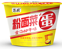 粉面菜+蛋 金湯肥牛味 桶面